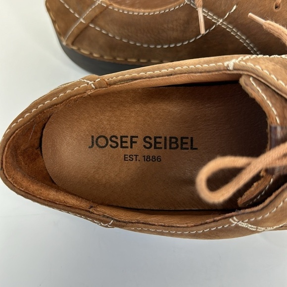 Josef Seibel Fergey 20 Brown Nubuck Leather Sneaker Shoe Size 40 - Picture 10 of 16
